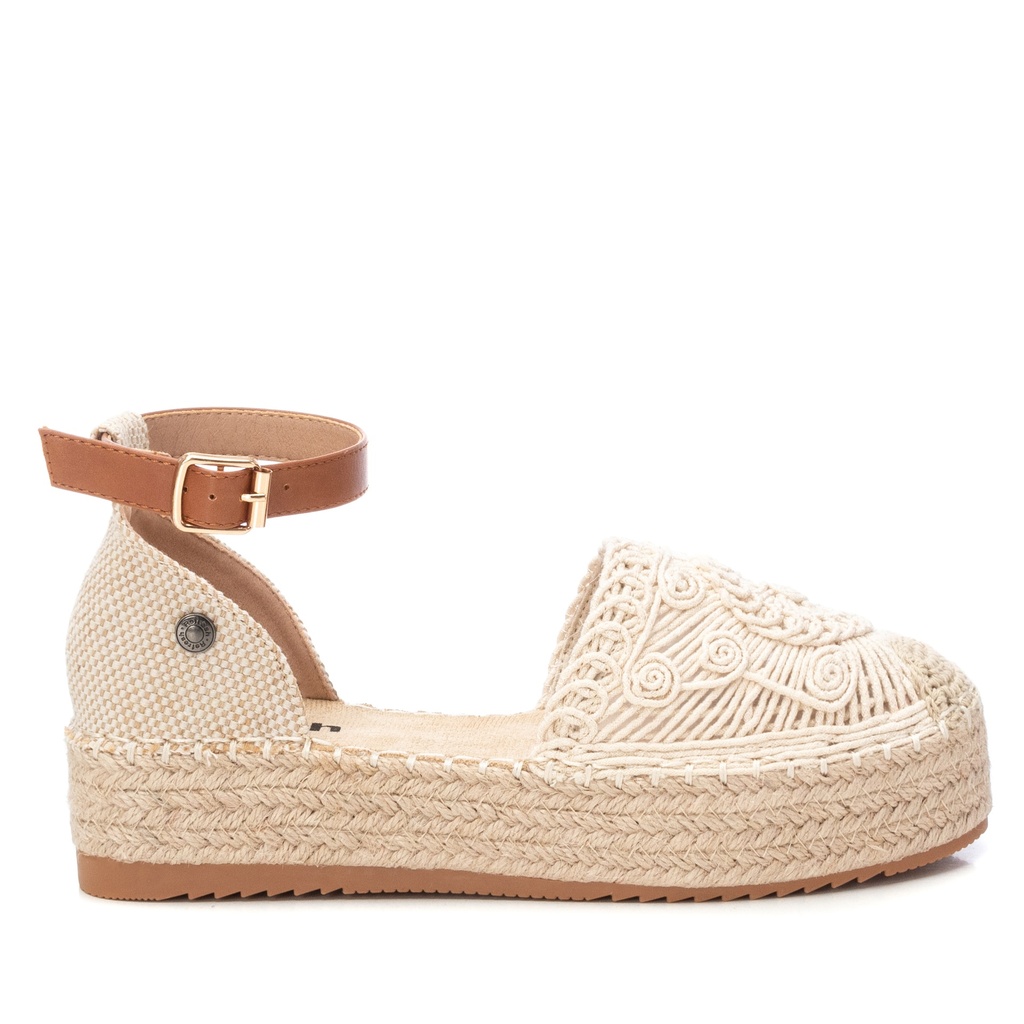 REFRESH / ZAPATO SRA TEXTIL BEIGE / CAJA DE 8 PARES