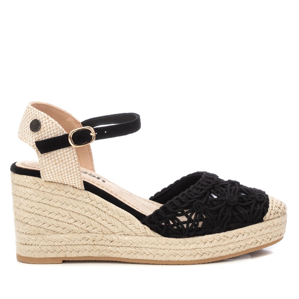 REFRESH / ZAPATO SRA TEXTIL NEGRO / CAJA DE 8 PARES