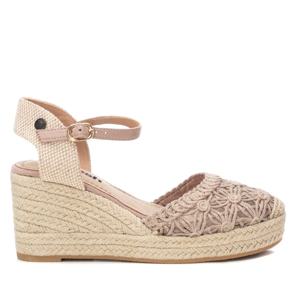 REFRESH / ZAPATO SRA TEXTIL TAUPE / CAJA DE 8 PARES