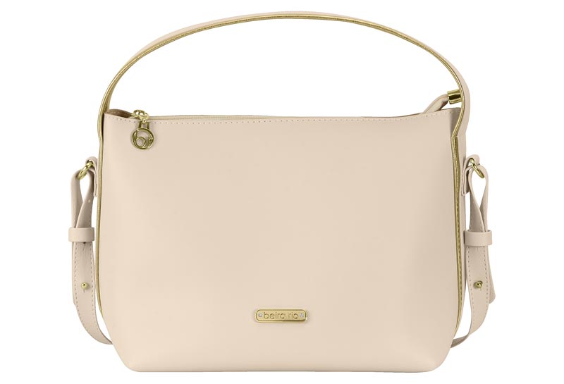 BEIRA RIO / CREMA 985/ ORO/ CREAM 985 / CARTERA / CAJA DE 2 UNIDADES