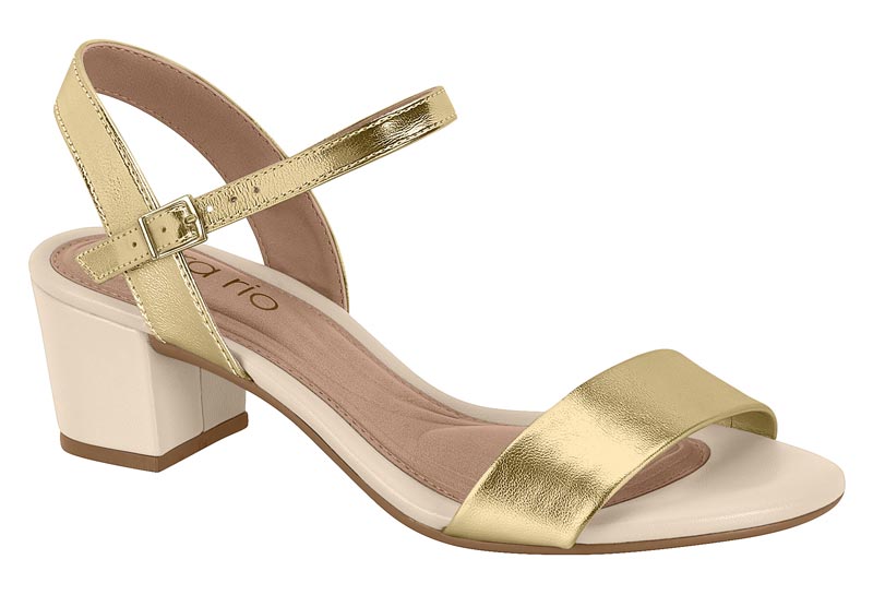 BEIRA RIO / ORO/ CREMA 985 / CAJA DE 12 PARES