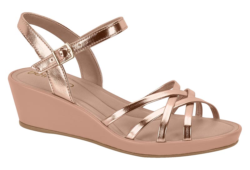 BEIRA RIO / ORO ROSADO/NUDE 658 / CAJA DE 12 PARES