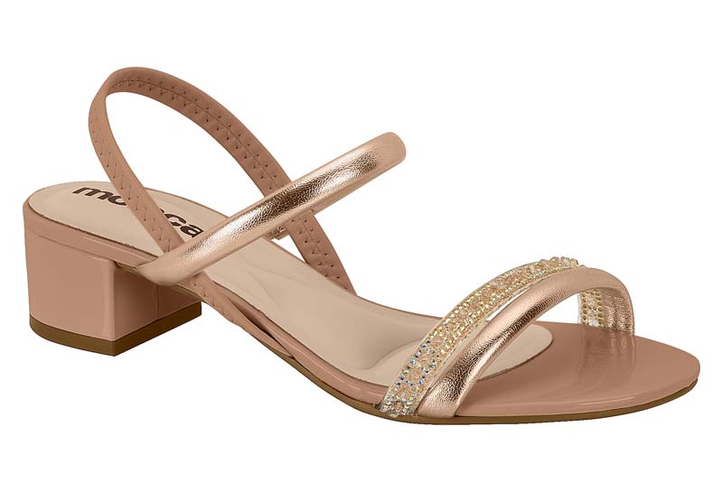 MOLECA / ORO ROSADO/CRISTAL-IRIDESCENTE/NUDE 658 / CAJA DE 12 PARES