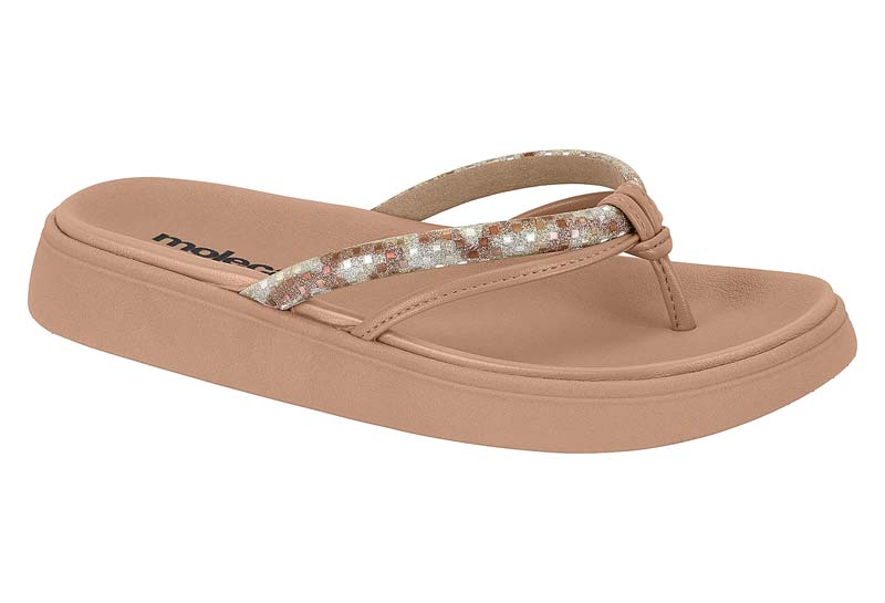 MOLECA / DORADO/NUDE / CAJA DE 12 PARES