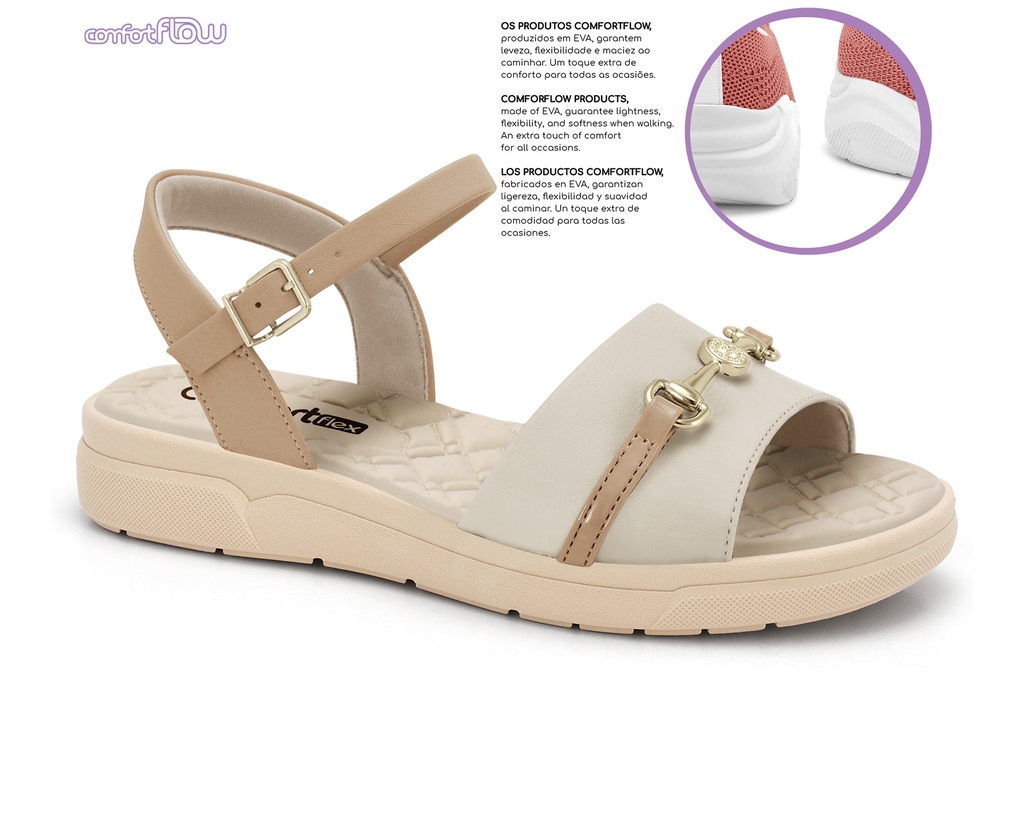 2342407-1 / COMFORT FLEX / 1-BEIGE
/CAQUI/CAQ / CAJA DE 9 PARES / CAJA DE 9 PARES