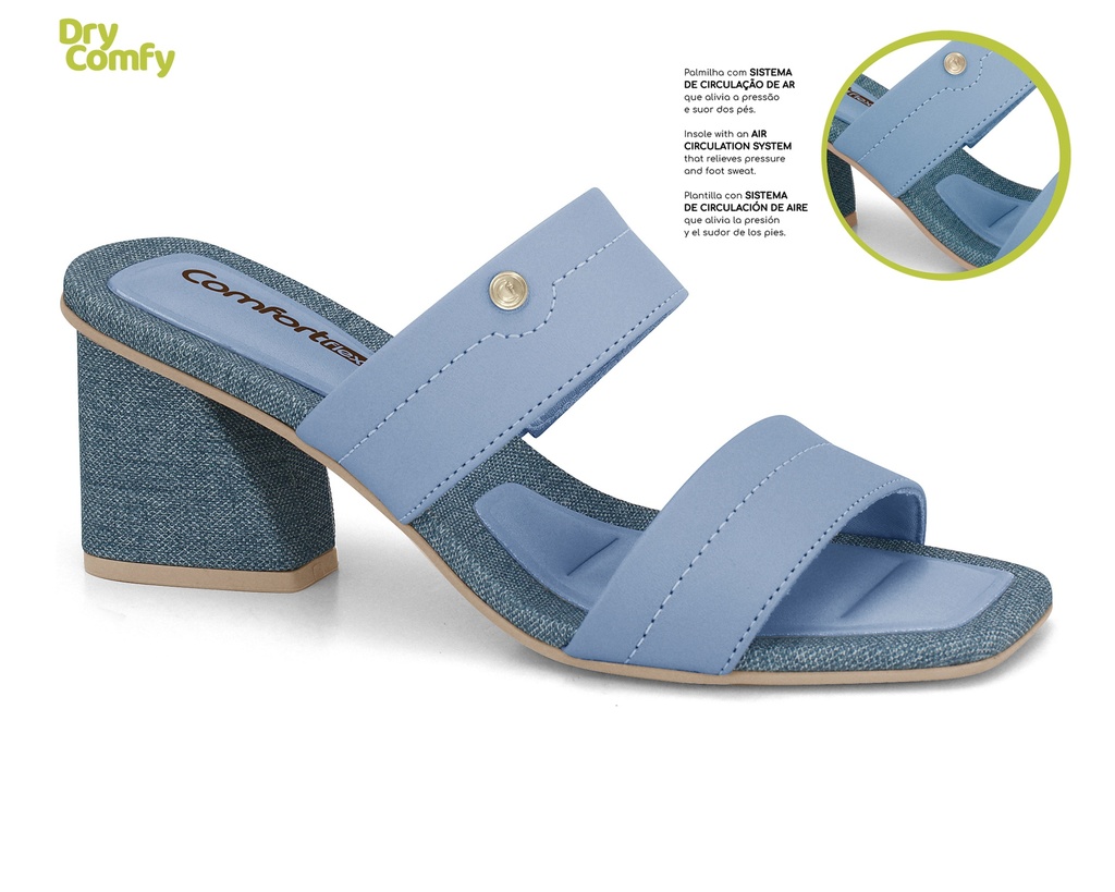 COMFORT FLEX / 1-CELESTE
/AZ / CAJA DE 9 PARES
