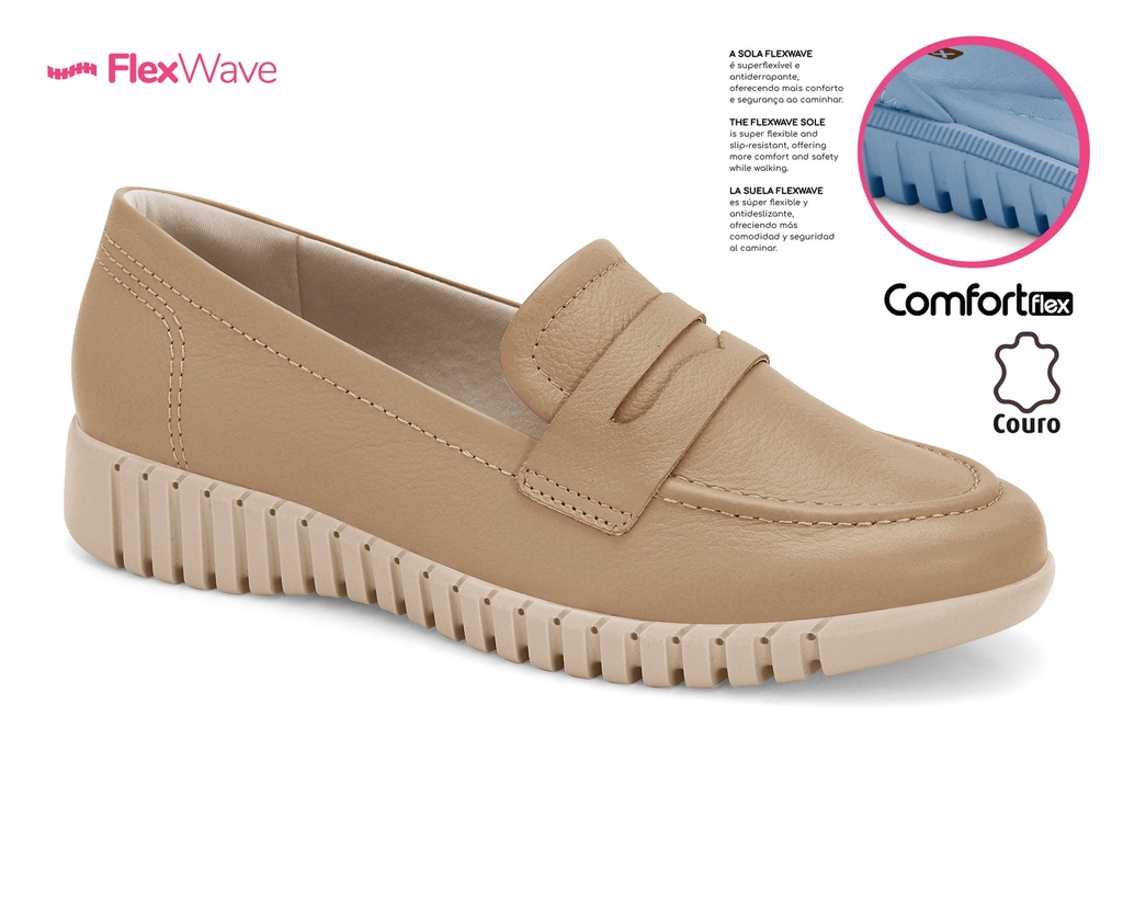 2376401-1 / COMFORT FLEX / 1-CAQUI / CAJA DE 9 PARES / CAJA DE 9 PARES