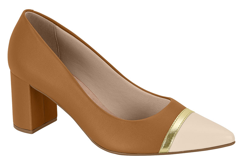 BEIRA RIO / CAMEL 1165/CREMA 985/DORADO / CAJA DE 8 PARES