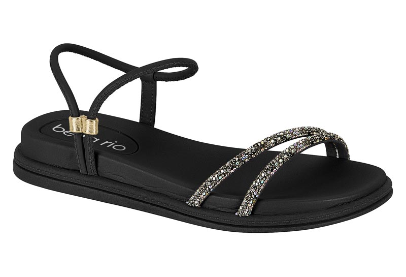 BEIRA RIO / NEGRO 01/NEGRO 01-GRAFITO-AURORA BOREAL / CAJA DE 8 PARES