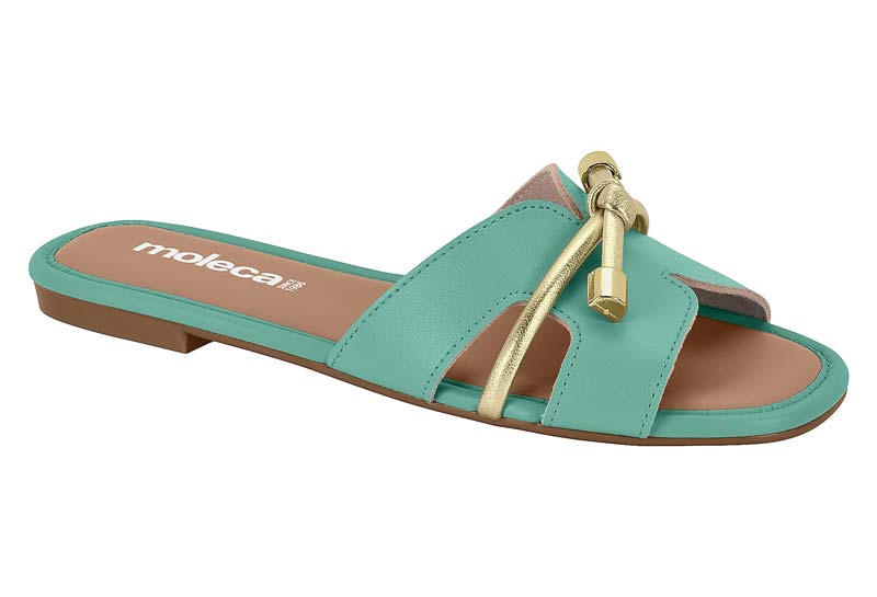 MOLECA / VERDE ESMERALDA 1186/DORADO / CAJA DE 12 PARES