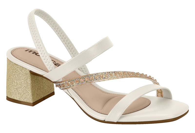 MOLECA / BRANCO OFF 526/CRISTAL-IRIDESCENTE/DOURADO / CAJA DE 12 PARES