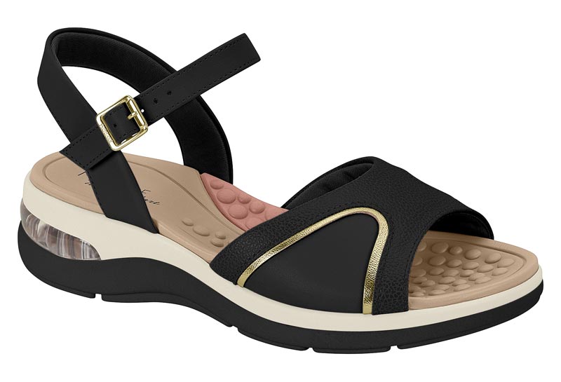 MODARE / NEGRO/ORO / CAJA DE 8 PARES