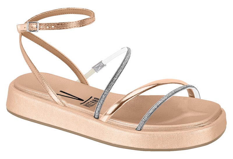 VIZZANO / OURO ROSADO/BRANCO 99-CRISTAL-NIQUEL / CAJA DE 12 PARES