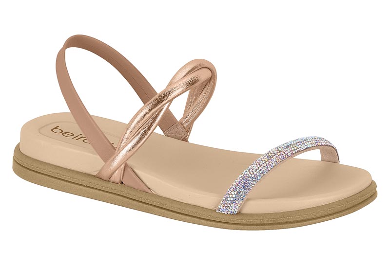 BEIRA RIO / DESNUDO 658/ORO ROSA/AURORA BOREAL / CAJA DE 12 PARES