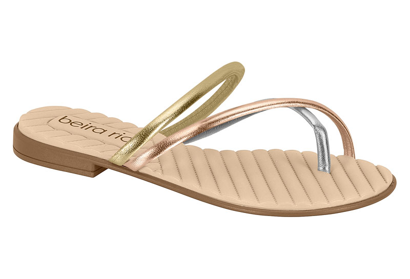 BEIRA RIO / DORADO/ORO ROSA/PLATA / CAJA DE 12 PARES