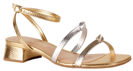 6882.18893-3 / MARYFER / VIPER METAL OURO LIGHT / CAJA DE 12 PARES