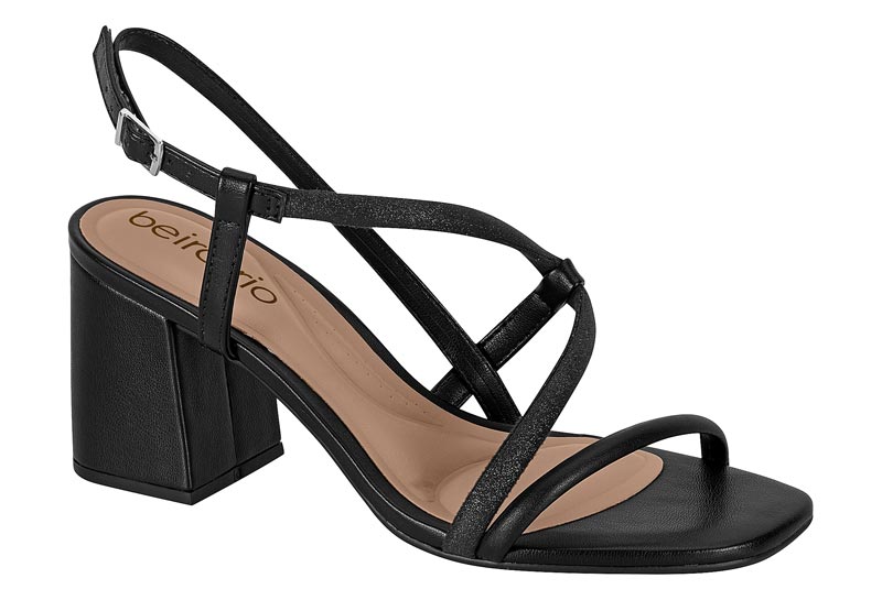 BEIRA RIO / NEGRO/NEGRO 01 / CAJA DE 12 PARES