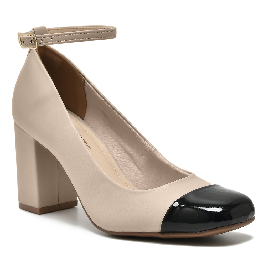 VIA MARTE / PRETO/CREME/CREME / CAJA DE 12 PARES
