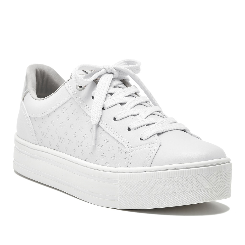 010-007-02 / VIA MARTE / BRANCO/BRANCO/PRATA / CAJA DE 12 PARES