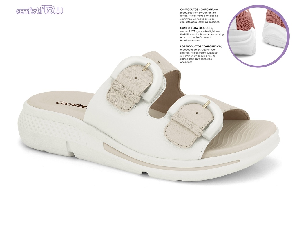 COMFORT FLEX / 1-PERLA/BEI / CAJA DE 8 PARES