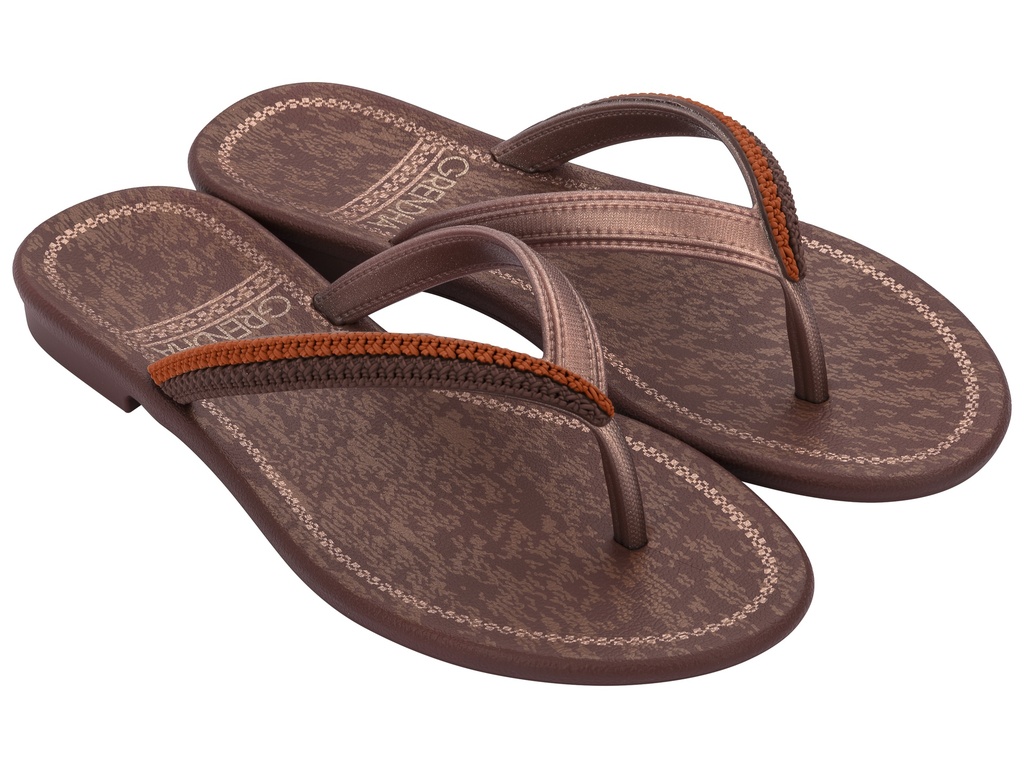 GRENDENE / MARRON / MARRON / CAJA DE 6 PARES