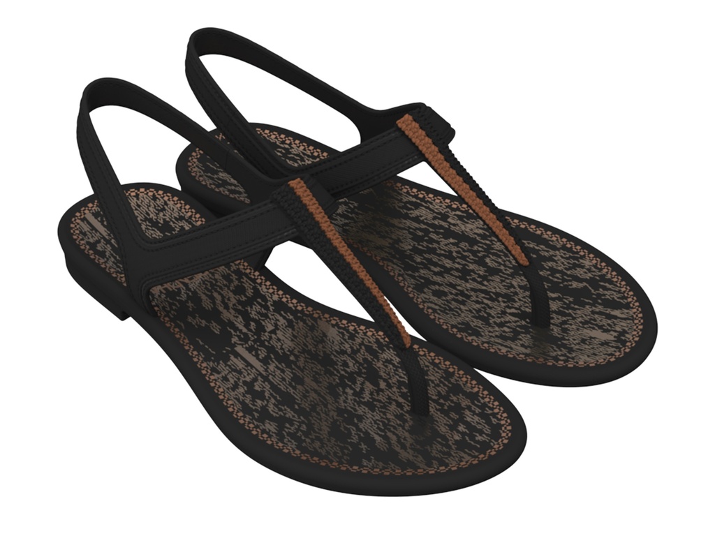 18543_AE461 / GRENDENE / NEGRO / CAJA DE 6 PARES