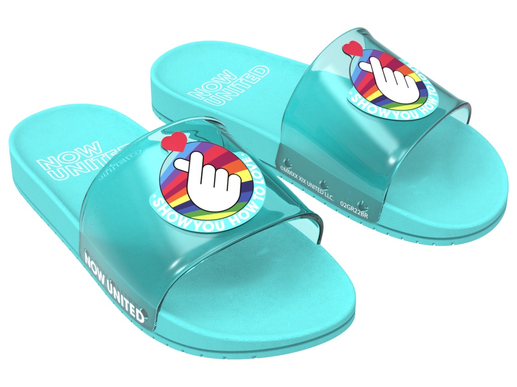 22646_AC718 / GRENDENE / AZUL/AZULTRANSPARENTE / CAJA DE 6 PARES