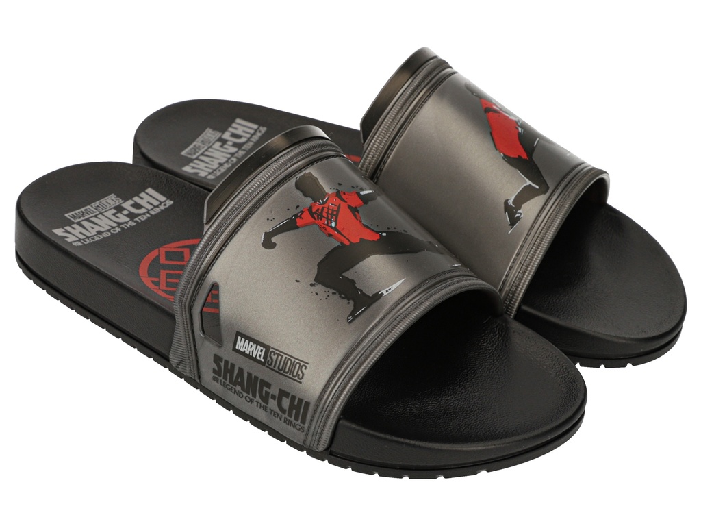 22585_AC048 / GRENDENE / NEGRO/PLATA/ROJO / CAJA DE 11 PARES