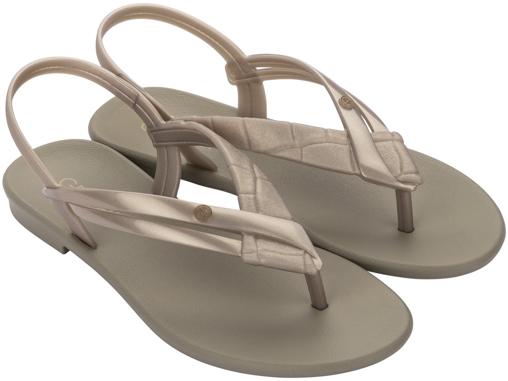 GRENDENE / BEIGECLAROMETALIZADO / BEIGECLAROMETALIZADO / CAJA DE 6 PARES