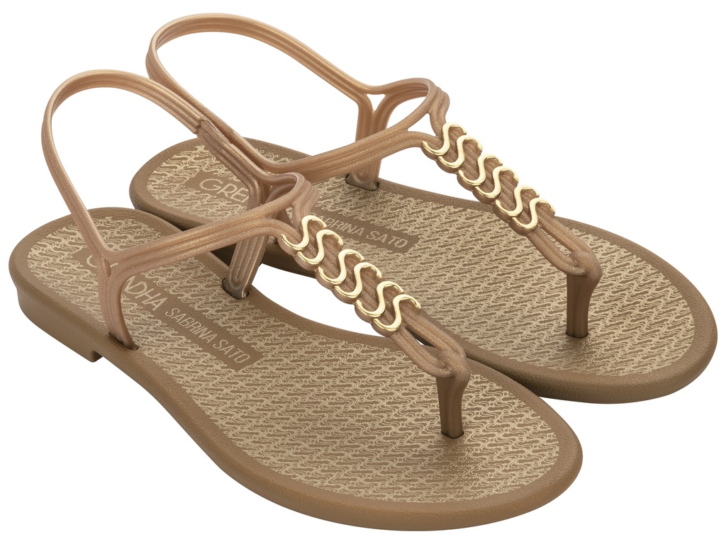 GRENDENE / ORO / ORO / CAJA DE 6 PARES