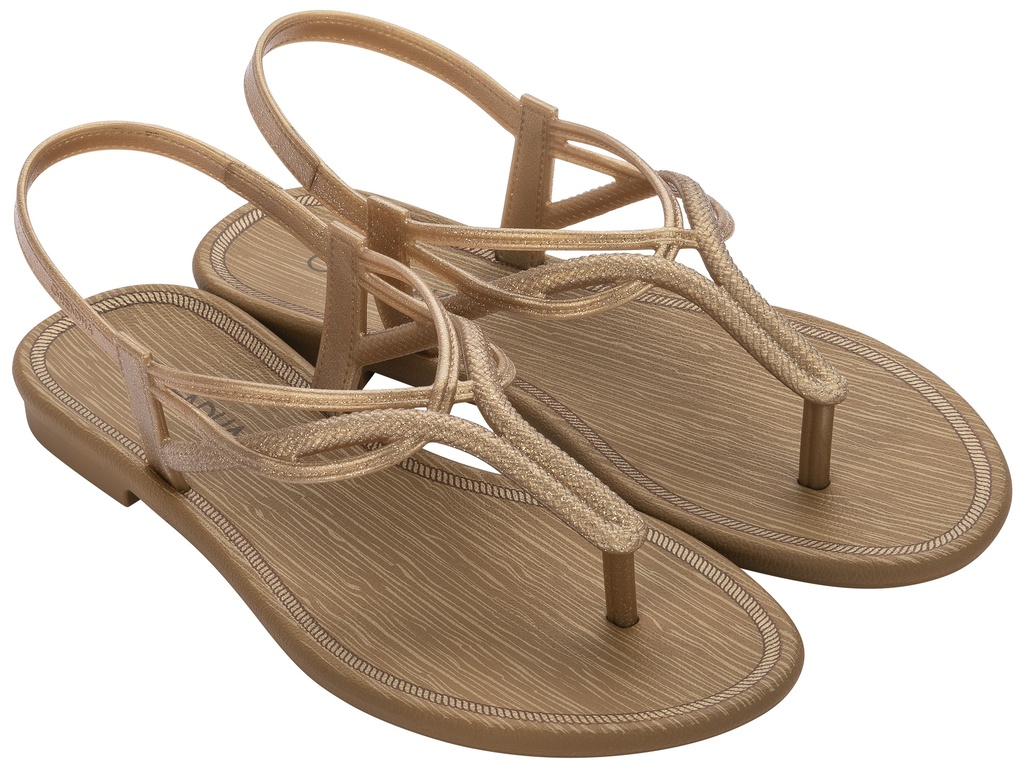 GRENDENE / ORO / ORO / CAJA DE 6 PARES