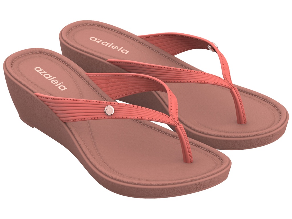 GRENDENE / ROJO / ROJO / CAJA DE 5 PARES