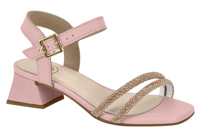 MOLEKINHA / ROSA 942/ORO ROSADO-PLATA / CAJA DE 12 PARES