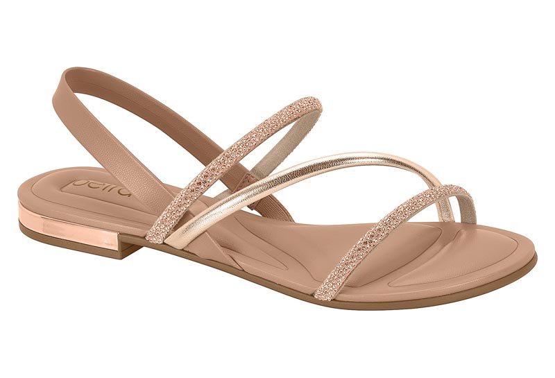 BEIRA RIO / ORO ROSADO-PLATA/ORO ROSADO/NUDE 658 / CAJA DE 12 PARES