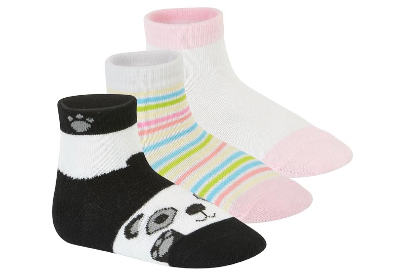 MOLEKINHA / NEGRO/BLANCO/NEGRO/BLANCO/BLANCO-ROSA / CAJA DE 12 PARES