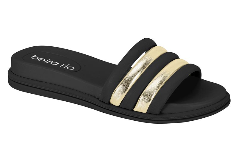 BEIRA RIO / NEGRO/ORO / T PTA NAPA TURIM/T PTA MET PREMIUM / CAJA DE 12 PARES