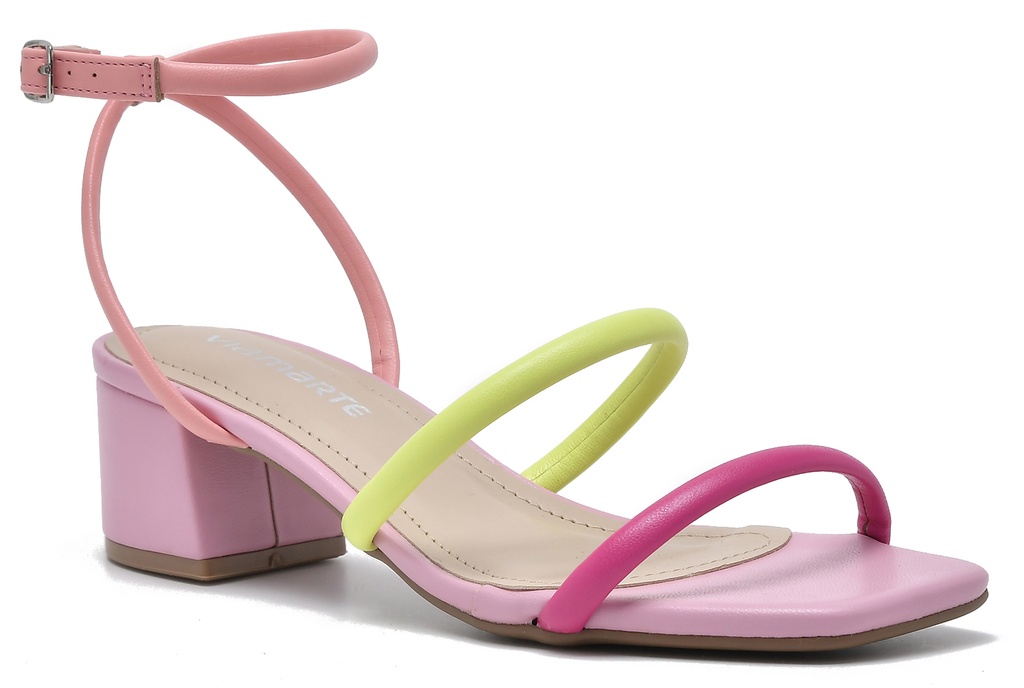 22-11708-01 / VIA MARTE / PINK/LUMI/MANDARINA/PETALA / CAJA DE 12 PARES