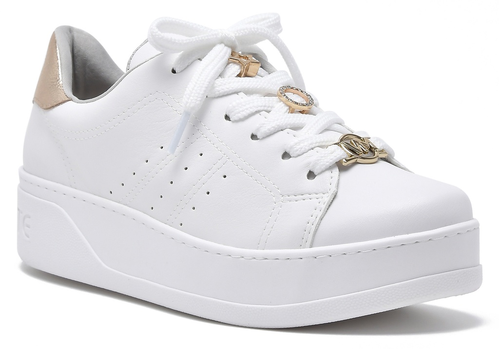 22-11901-01 / VIA MARTE / BRANCO/GOLD / CAJA DE 12 PARES