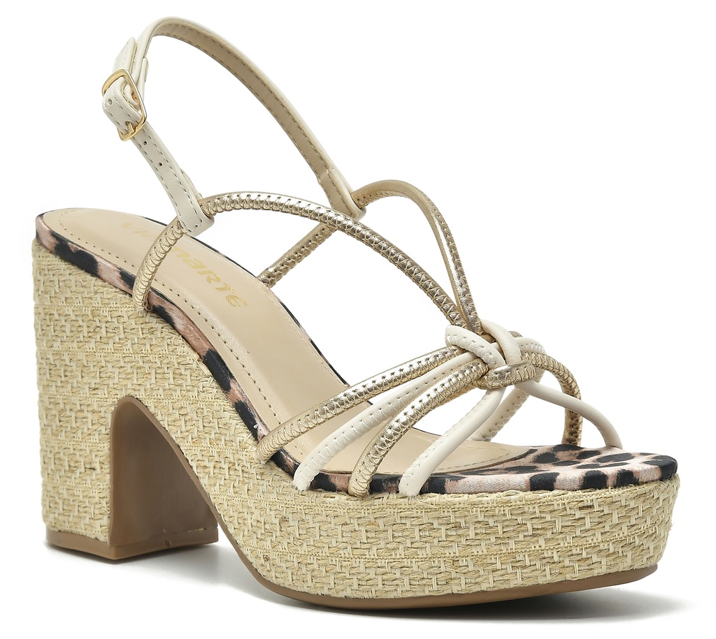 22-12009-01 / VIA MARTE / OFF WHITE/GOLD/AVEIA/AMENDOA / CAJA DE 12 PARES