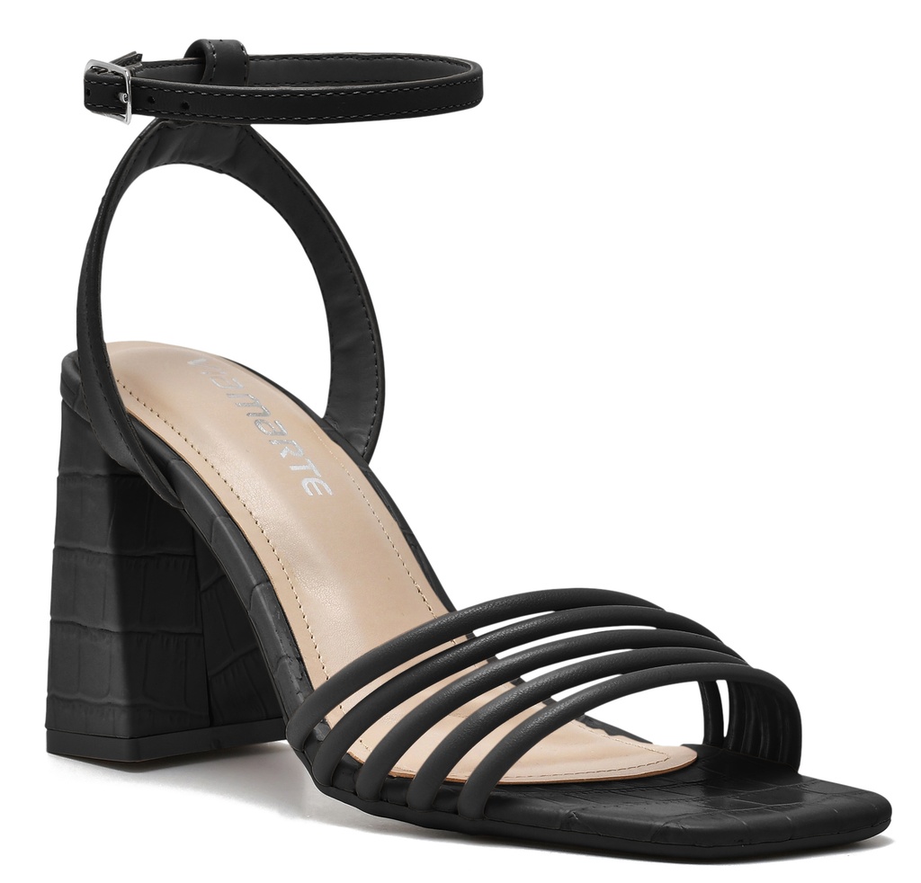 22-12906-01 / VIA MARTE / PRETO/PRETO / CAJA DE 12 PARES