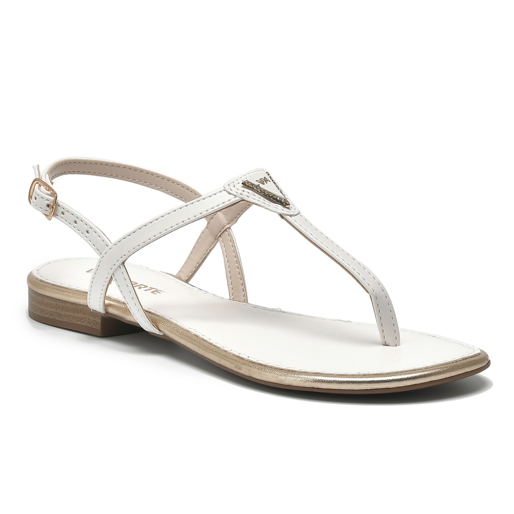 157-003-02 / VIA MARTE / BRANCO/GOLD / CAJA DE 9 PARES