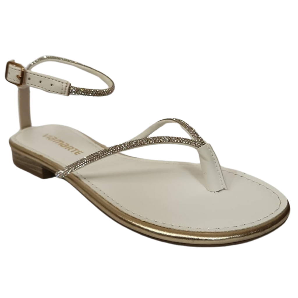 VIA MARTE / BRANCO/GOLD / CAJA DE 9 PARES