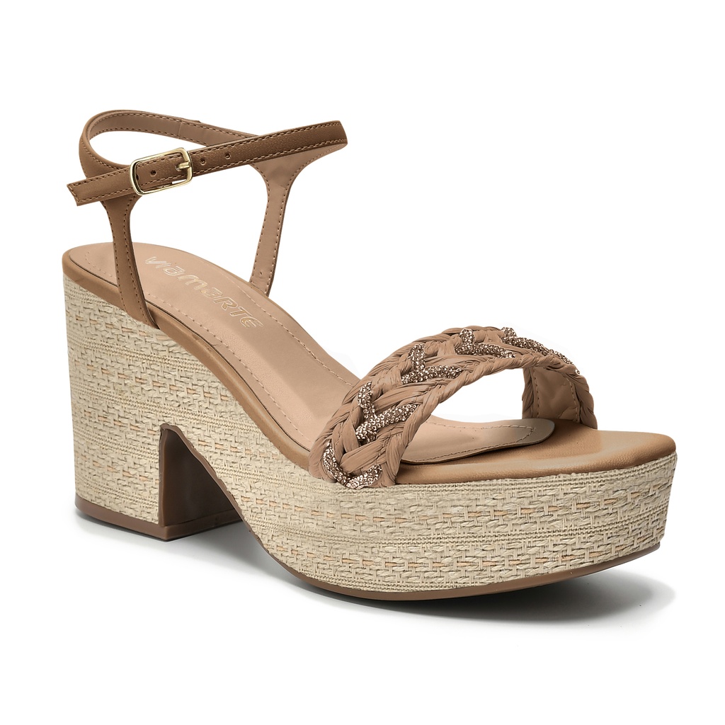 161-002-01 / VIA MARTE / MACCHIATO/PALHA / CAJA DE 9 PARES