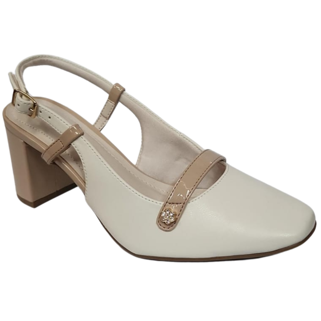 153-003-01 / VIA MARTE / MARFIM I23/CREME / CAJA DE 9 PARES