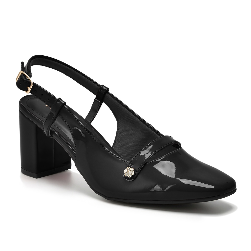 153-003-01 / VIA MARTE / PRETO/PRETO / CAJA DE 9 PARES