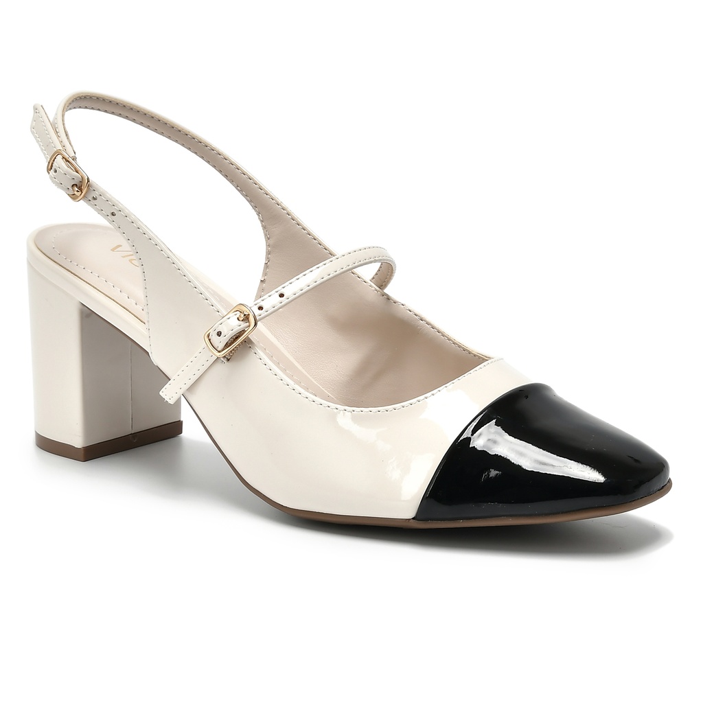 VIA MARTE / PRETO/MARFIM I23 / CAJA DE 9 PARES