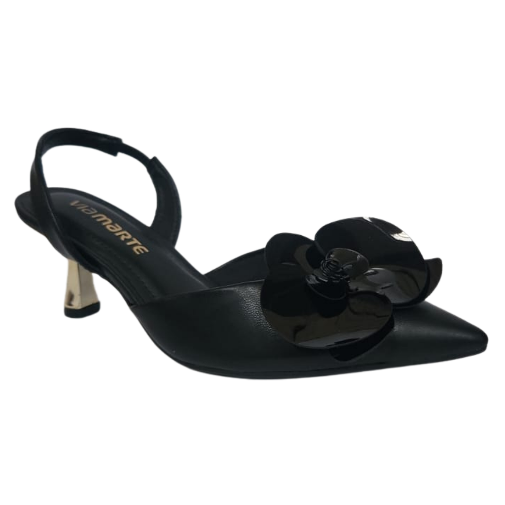 168-006-04 / VIA MARTE / PRETO/PRETO / CAJA DE 9 PARES