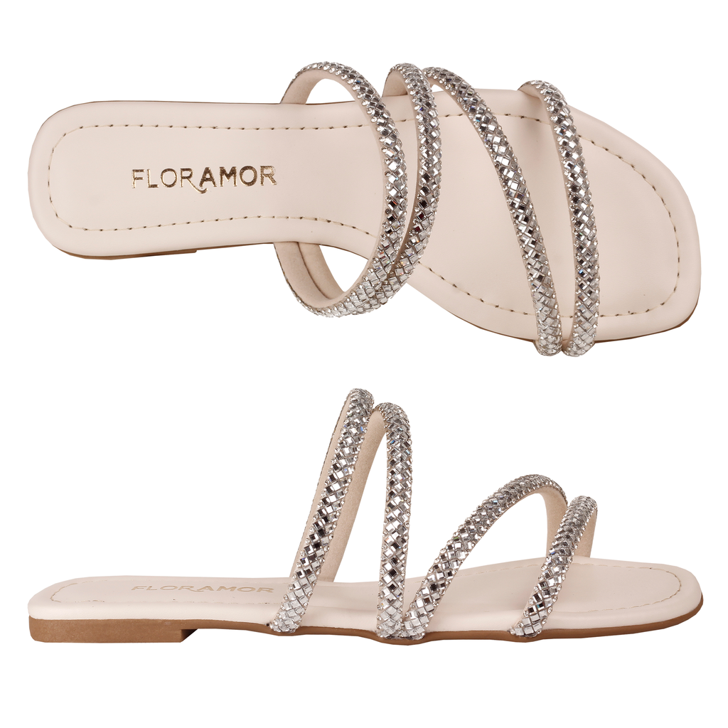 MARYFER / CRISTAL BEGE TOSCANA BAUNILHA /  CAJA DE 12 PARES