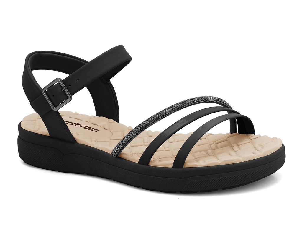 2442402-2 / COMFORT FLEX / 2-NEGRO
/NEGRO/NEGRO/GRAFITO/NEG / CAJA DE 9 PARES