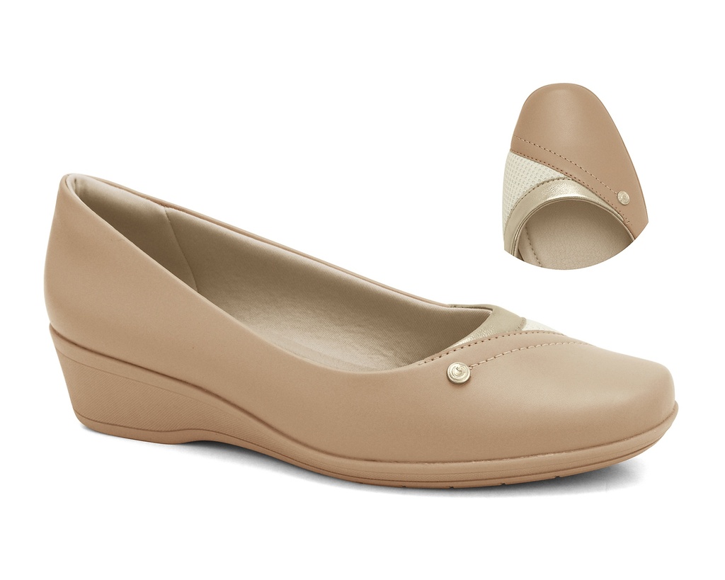 2494403-1 / COMFORT FLEX / 1-CAQUI
/COCONUT/ORO / CAJA DE 9 PARES